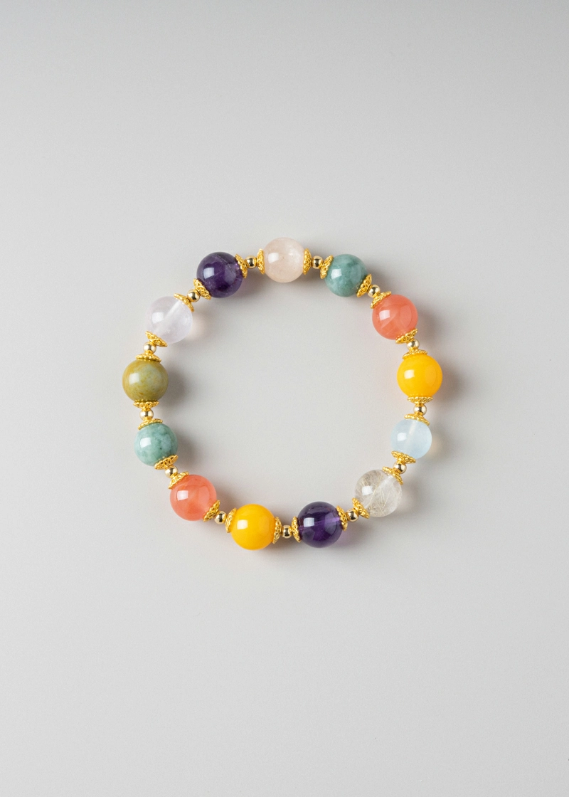 DSC01981-800px Rainbow Harmony · 7-Chakra Energy Bracelet