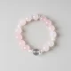 Summer Sonata - Pink & Clear Quartz Bracelet｜Harmony of Love and Clarity