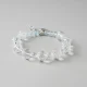 Square-Cut Clear Quartz Bracelet
