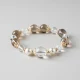 Aurora Grounding-Smoky & Clear Quartz Duo Bracelet