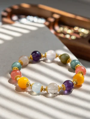 Rainbow Harmony · 7-Chakra Energy Bracelet