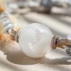 Snowscape - White Phantom Quartz Woven Bracelet｜Pure Energy Guardian
