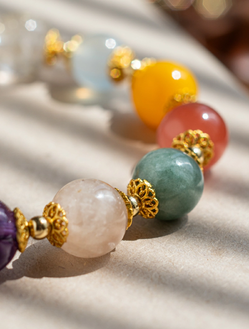 DSC02258 Rainbow Harmony · 7-Chakra Energy Bracelet